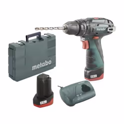 Trapano avvitatore Metabo PowerMaxx SB Basic 12V 2x2Ah 34Nm Vantaggi del trapano battente Metabo PowerMaxx SB Basic: Trapano ...