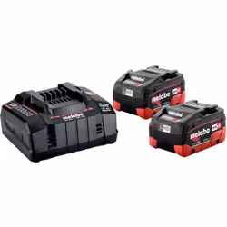 Caratteristiche del prodotto: 2 batterie LiHD 18 V/5,5 Ah Caricabatterie ASC 145 Dati tecnici: Tipo di batteria LiHD Tensione ...