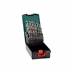 Metabo 627669000, Trapano, Set di punte per trapano, 1,3 cm, Acciaio in lega, Ghisa, Cast steel, Grafite, Plastica, Acciaio, ...