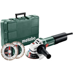 Metabo.szlifierka kąt.125 /wq 1100-125 walizka + 2 tarcze diamentowe