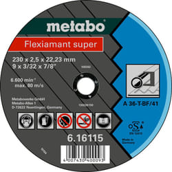 Metabo - Dischi Flexiamant super cut-off 230x2,5x22,2 in acciaio