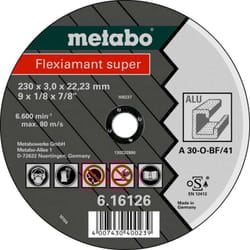 Accessori - Disco da taglio in alluminio 125x22,23 mm 616752000 - Metabo