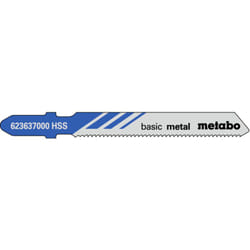 Metabo - 5 lame per seghetto alternativo hss 51 mm/ 1,2 per seghetto alternativo