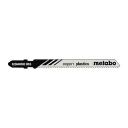 Metabo - Lames de scie sauteuse expert aluminium longueur utile 74 mm profondeur de dent 2 mm hss z. rectifiée 5 pièces.