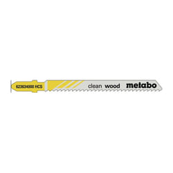 Metabo - Lames de scie sauteuse presque bois longueur utile 74mm dents 4mm hcs vissées pour les courbes. 5 pièces.