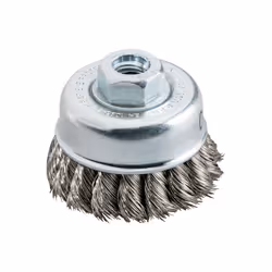 Metabo 623710000, Spazzola a forma di tazza, Ogni marca, 8 cm, Argento, M14, 0,5 mm