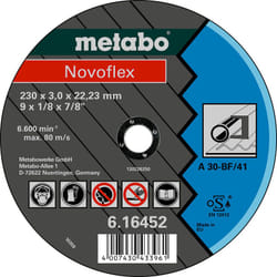 Metabo - Dischi da taglio Novoflex 230x3,0x22,2 in acciaio