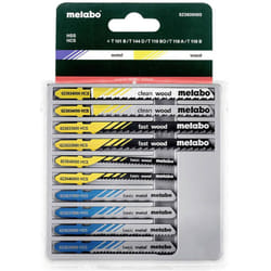 Metabo - 623600000 Posizione lama per seghetto alternativo. 3, H+M+Art 10 pz 1 kit