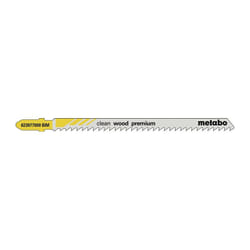 Metabo - Lames de scie sauteuse fast wood premium longueur utile 126 mm dents 4 mm BiM fermées. 5 pièces.