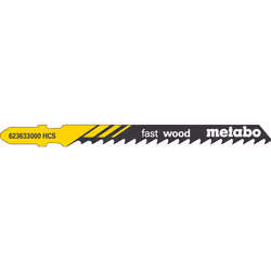 Metabo 623690000, Lama per sega universale, Truciolare, In legno duro, Legno compensato, Legno dolce, Acciaio al carbonio (HC ...
