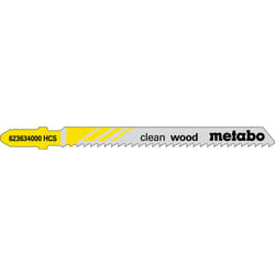 Metabo 623691000 lama per sega a gattuccio, sega a traforo e sega universale Lama per seghetto alternativo Acciaio al carbonio (HCS) 25 pz