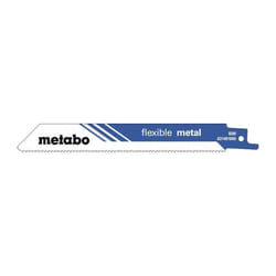 Metabo - Lames de scie sabre flexible L.150mm épaisseur 0,9mm pas de dent 1,4mm BiMétal/18TPI