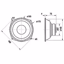 Visaton VS-WS17E/8
