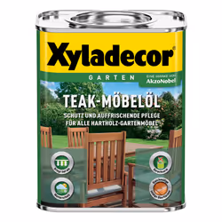 Xyladecor Teak-Möbelöl, Pronta all'uso, 26 m²/L, 0,75 L