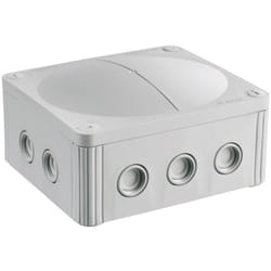 Wiska - 10101459 Cassetta di derivazione (l x l x a) 160 x 140 x 81 mm Grigio IP66/IP67 1 pz.