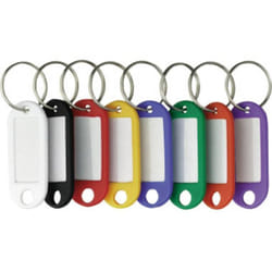 Alco - Portachiavi 1850-26 Bianco, Nero, Rosso, Giallo, Blu, Verde, Arancione, Violetto 200 pz.