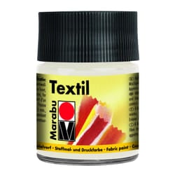 Marabu Textil 070 pittura ad acqua Bianco 50 ml Vasetto 1 pz