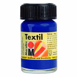 Marabu Textil 053, 15 ml, Blu, Lavabile, 1 pz