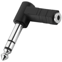 Monacor NTA-35A adattatore per inversione del genere dei cavi 6.3 mm 3,5 mm Nero