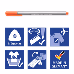 Staedtler triplus fineliner 334 penna tecnica 6 pz - Vista aggiuntiva 8