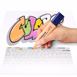 Staedtler 364 C evidenziatore 6 pz Punta smussata Lime, Menta, Pesca, Rosa, Viola, Giallo - Vista aggiuntiva 4