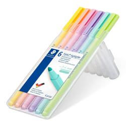 Staedtler 362 C evidenziatore 6 pz Tipo di punta Lime, Menta, Pesca, Rosa, Viola, Giallo