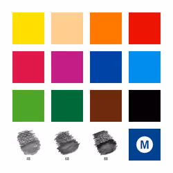 Staedtler 146 10C Nero, Blu, Bordeaux, Marrone, Verde, Azzurro, Verde chiaro, Mauve, Arancione, Pesca, Rosso, Giallo 15 pz - Vista aggiuntiva 4
