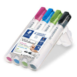 Staedtler Lumocolor 351 evidenziatore 4 pz Tipo di punta Nero, Azzurro, Verde chiaro, Rosa