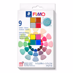 Staedtler FIMO Color Pack Mixing Pearls, Argilla da modellazione, Multicolore, Adulti e bambini, 10 pz, 110 °C, 30 min
