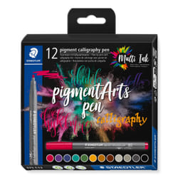 Staedtler Pigment Arts Calligraphy Pen marcatore Multicolore 12 pz