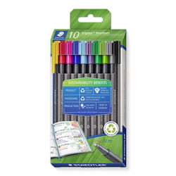 Staedtler 334 RC10 penna tecnica Fine Colori assortiti 10 pz
