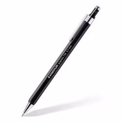 Staedtler 778 07-9, Nero, Nero, Esagonale, Metallo, Retrattile, Metallo