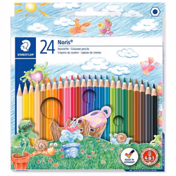 Staedtler Set 24 matite colorate, Scatola di carta