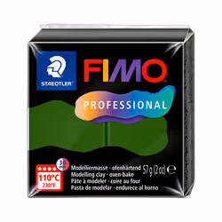 Staedtler FIMO 8040, Argilla da modellazione, Verde scuro, Adulti e bambini, 1 pz, Bambino/Bambina, 1 colori