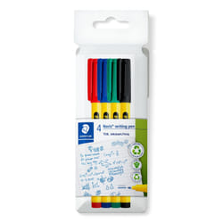 Staedtler Noris writing pen 307 penna tecnica Nero, Blu, Verde, Rosso 4 pz