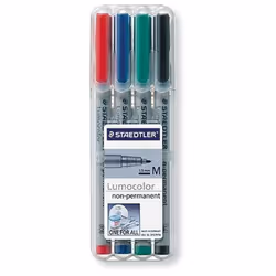 Staedtler 315 WP4, 1 pz, Nero, Blu, Verde, Rosso, Grigio, Polipropilene (PP), 1 mm