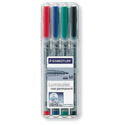 Staedtler 315 WP4 evidenziatore 1 pz Nero, Blu, Verde, Rosso
