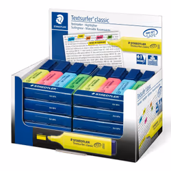 Staedtler Textsurfer classic 364 evidenziatore 4 pz Punta smussata Blu, Verde, Rosa, Giallo - Vista aggiuntiva 7