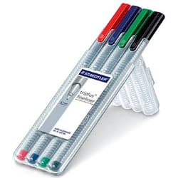 Staedtler 334 SB4 Nero, Blu, Verde, Rosso 4 pz