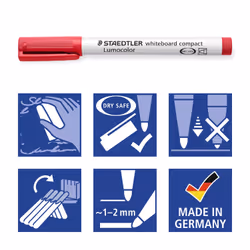 Staedtler Lumocolor whiteboard compact 341 evidenziatore 4 pz - Vista aggiuntiva 5
