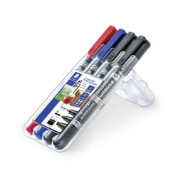 Staedtler Lumocolor permanent duo 348 marcatore permanente 4 pz