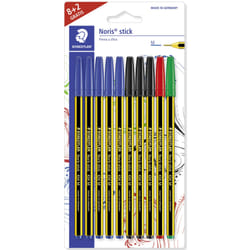 Staedtler Blister con 10 penne a sfera noris colori assortiti