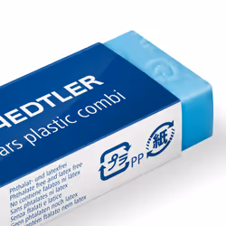 Staedtler Mars plastic combi gomma per cancellare Bianco 1 pz