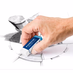 Staedtler Mars plastic combi gomma per cancellare Bianco 1 pz - Vista aggiuntiva 4