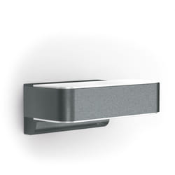 Lampada da parete l 810 sc, sensore di movimento a 160°, 9,8 w, collegabile tramite app, in alluminio - Steinel