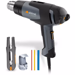Caratteristiche del prodotto: Soffiatore d'aria calda professionale da 2200 W 9 livelli di temperatura 80-630°C regolabili tr ...