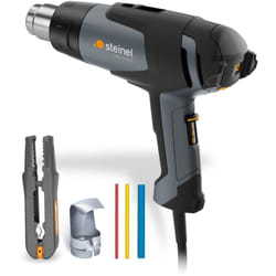 Steinel - Pistola ad aria calda hg 2120 e set da elettricista con valigetta e accessori