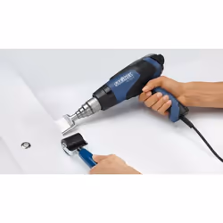 STEINEL HL 1920 E heteluchtpistool Pistola ad aria calda 500 l/min 600 °C 2000 W Nero, Blu, Acciaio inox - Vista aggiuntiva 4