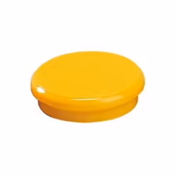 Dahle 95524, Magnete per lavagna bianca, Giallo, 24 mm, 24 mm, 7 mm, 10 pz