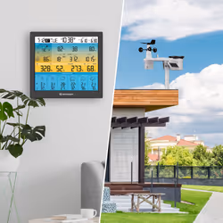 Bresser Optics 7003220 stazione meteorologica digitale Nero LCD Batteria/Solare Wi-Fi - Vista aggiuntiva 6